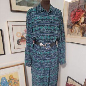 Nicole Summers Vintage 100% Silk Day/Executive Dress 1980's